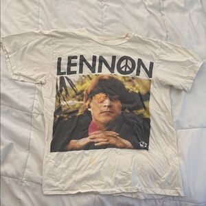 Lennon Graphic Cream T-Shirt